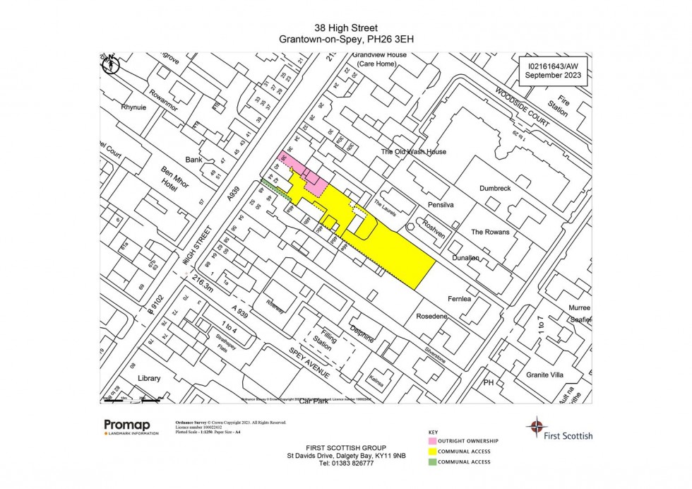 Floorplan for High Street, Grantown on Spey