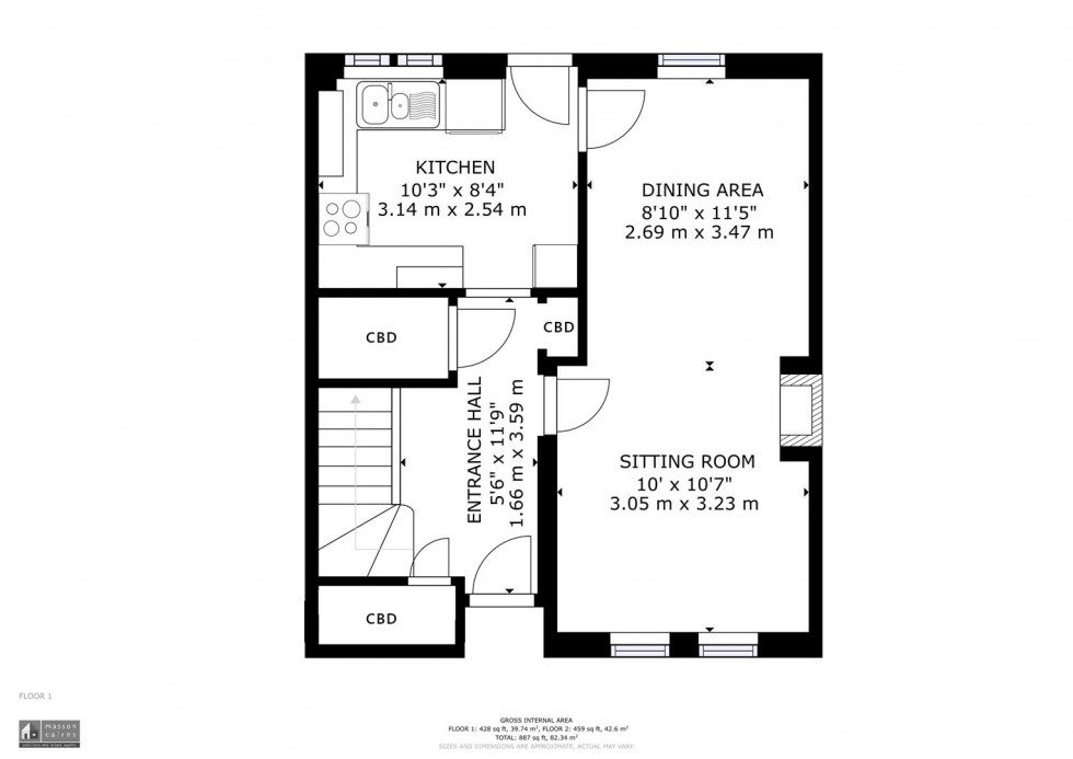 Floorplan for Morlich Court, Aviemore