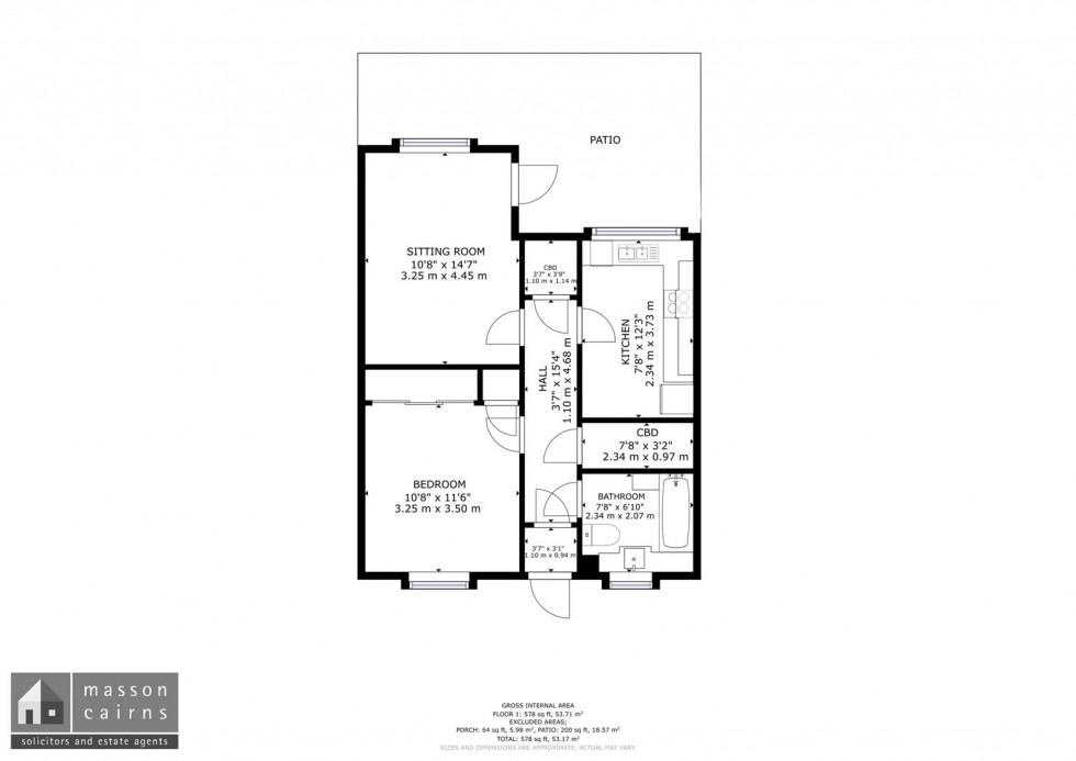 Floorplan for Coppice Court, Grantown on Spey
