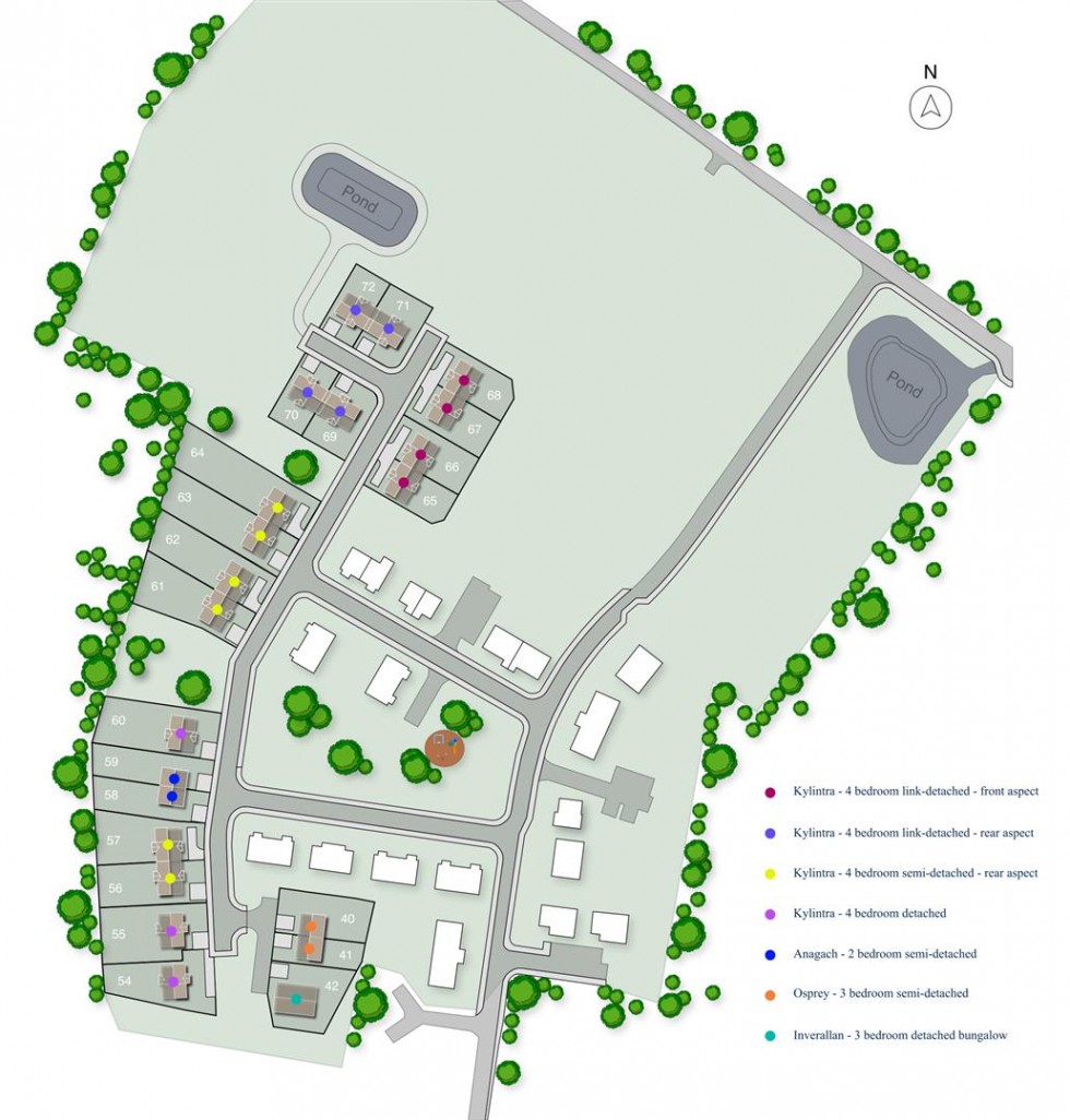 Floorplan for Dulicht Court Development, Seafield Avenue, Grantown on Spey