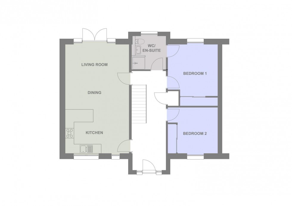 Floorplan for Dulicht Court Development, Seafield Avenue, Grantown on Spey