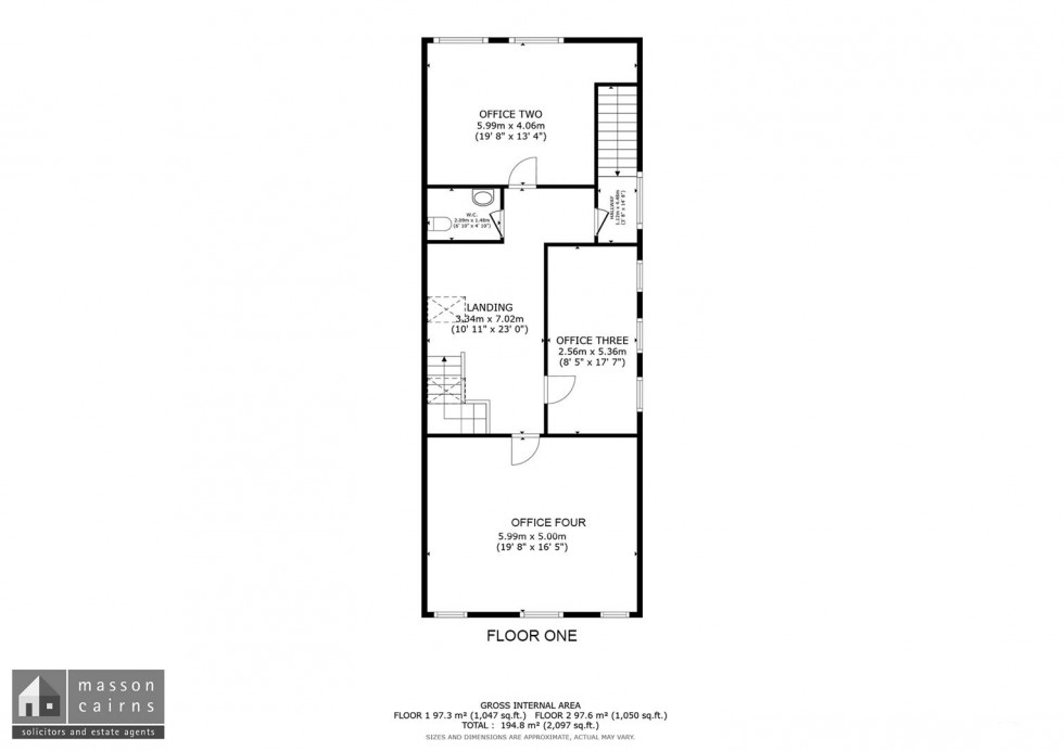Floorplan for 78 High Street, Grantown on Spey