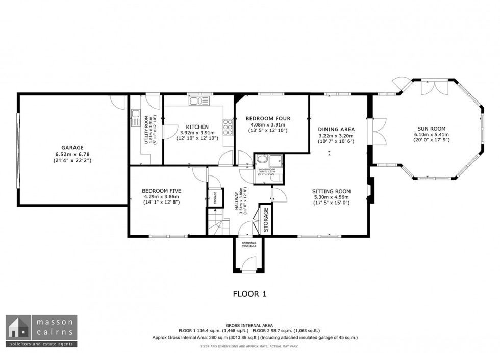 Floorplan for Balgowan House, Balgowan, Laggan, Newtonmore