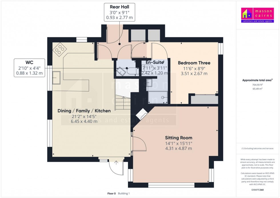 Floorplan for Red Kite, 20 Dirdhu Court, Nethy Bridge
