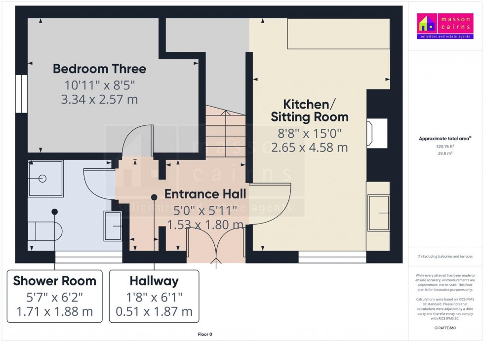 Floorplan for Burnroad Cottage, High Street, Grantown on Spey