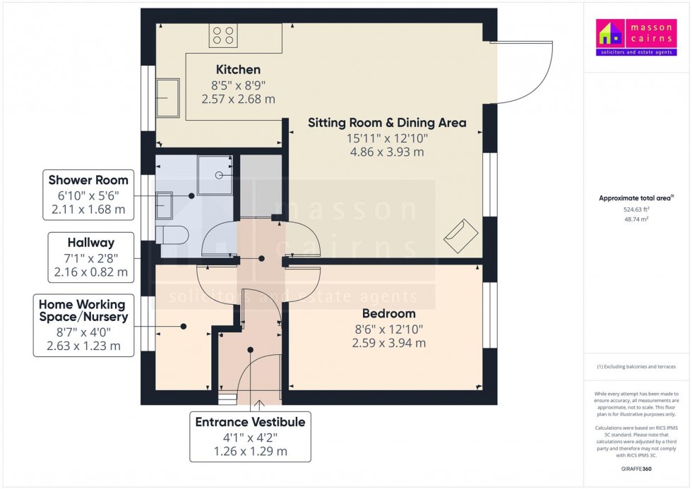Floorplan for 3 School Place, Dulnain Bridge, Grantown on Spey