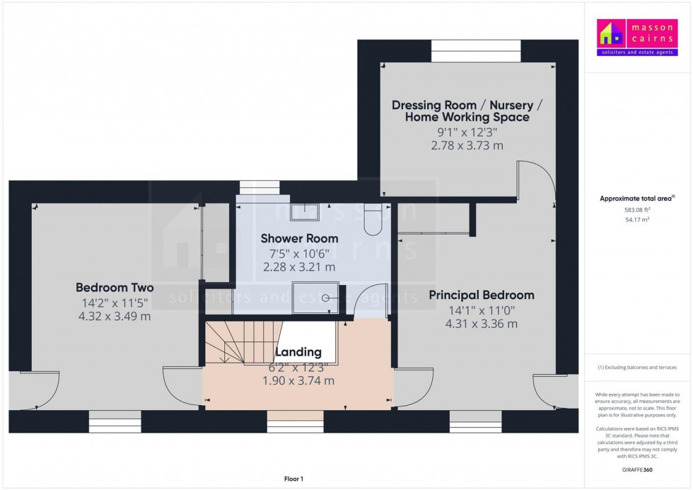 Floorplan for Lilybank, Grant Road, Grantown on Spey