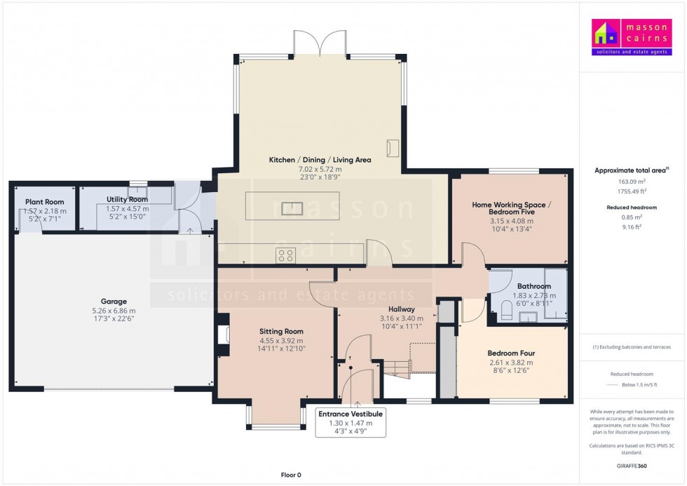 Floorplan for Luibeg, 1 Lynstock Park, Nethy Bridge