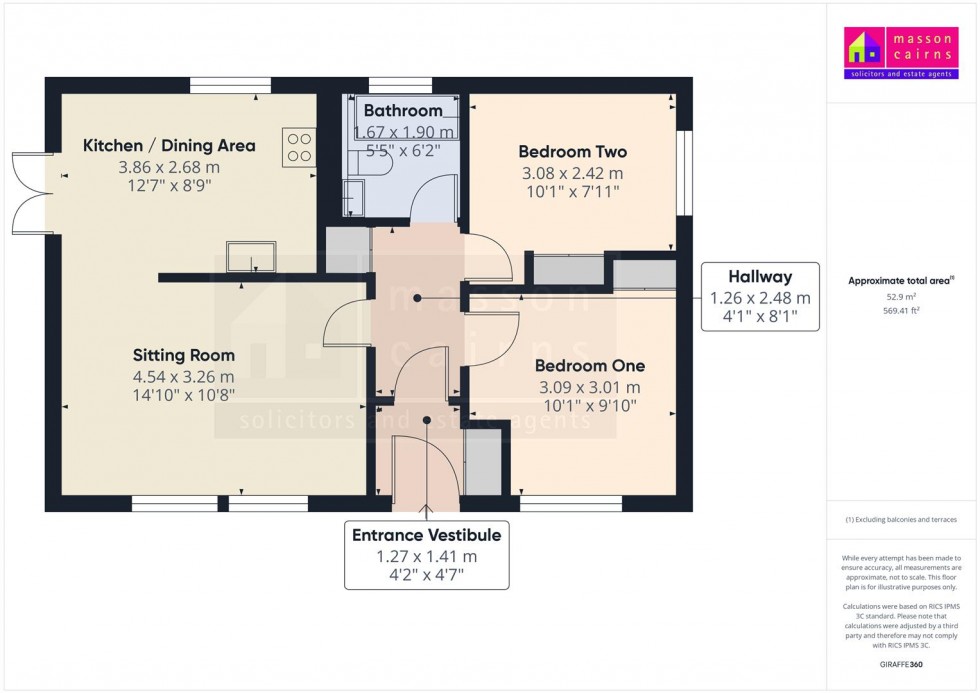 Floorplan for Comiston, Tulloch Road, Nethy Bridge