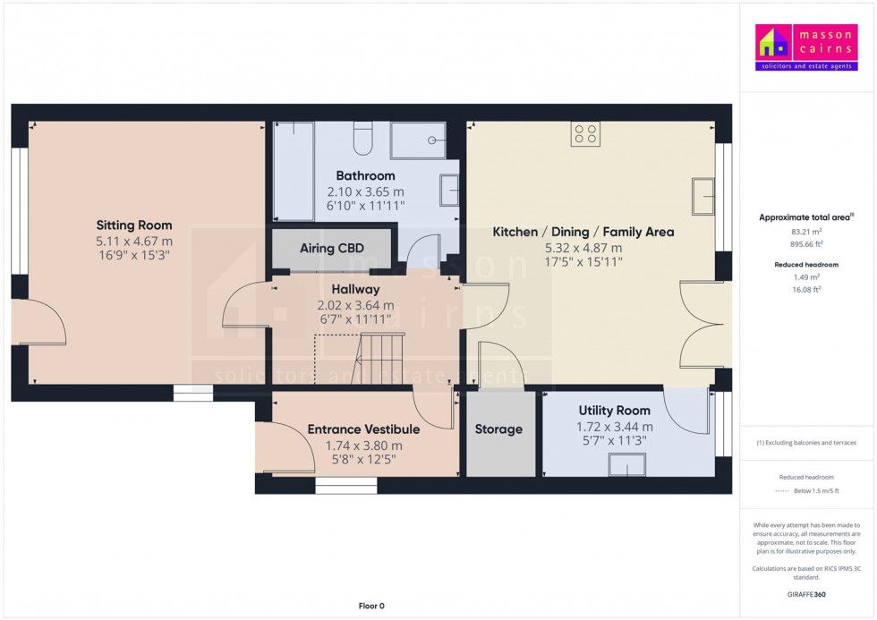 Floorplan for 62 Corrour Road, Aviemore