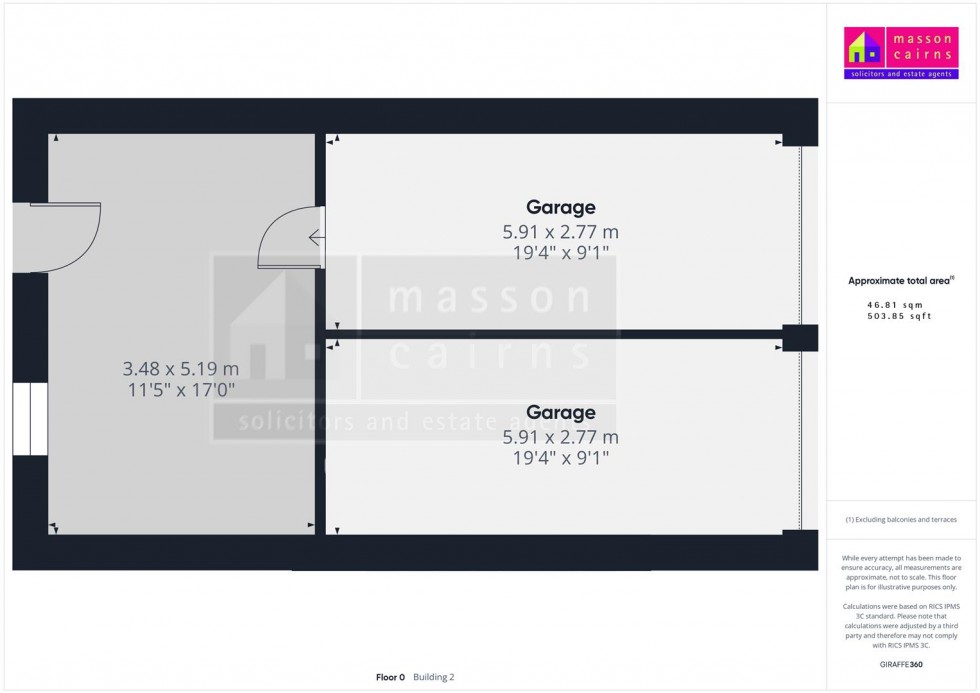 Floorplan for The Clockhouse Restaurant & 2 Apartments, The Square, Tomintoul