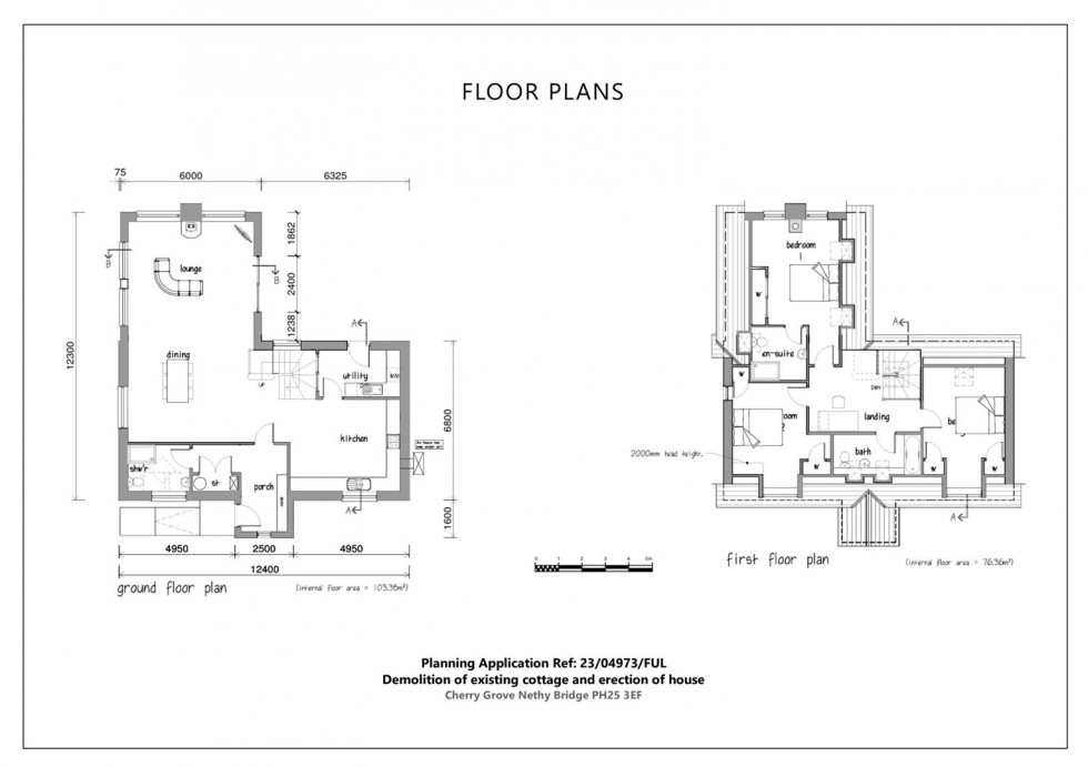 Floorplan for Cherry Grove, Tulloch, Nethy Bridge