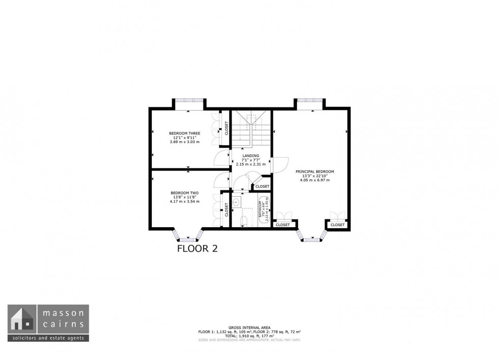 Floorplan for Minbeg, Glenlivet