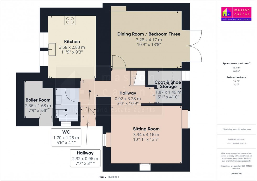Floorplan for 3 Lower Castleton, Glenlivet