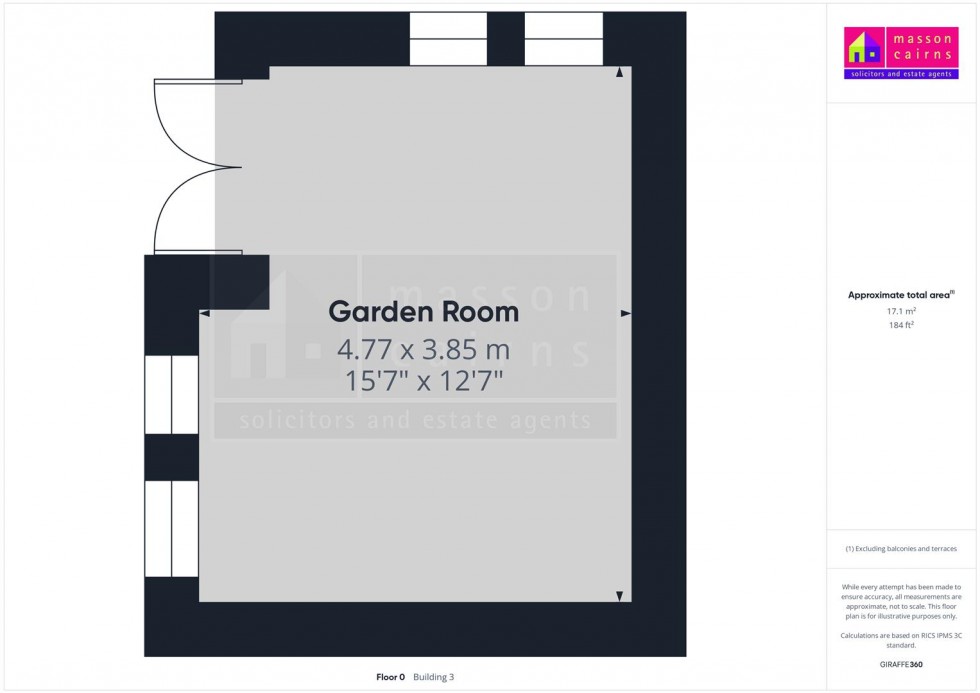 Floorplan for 3 Lower Castleton, Glenlivet