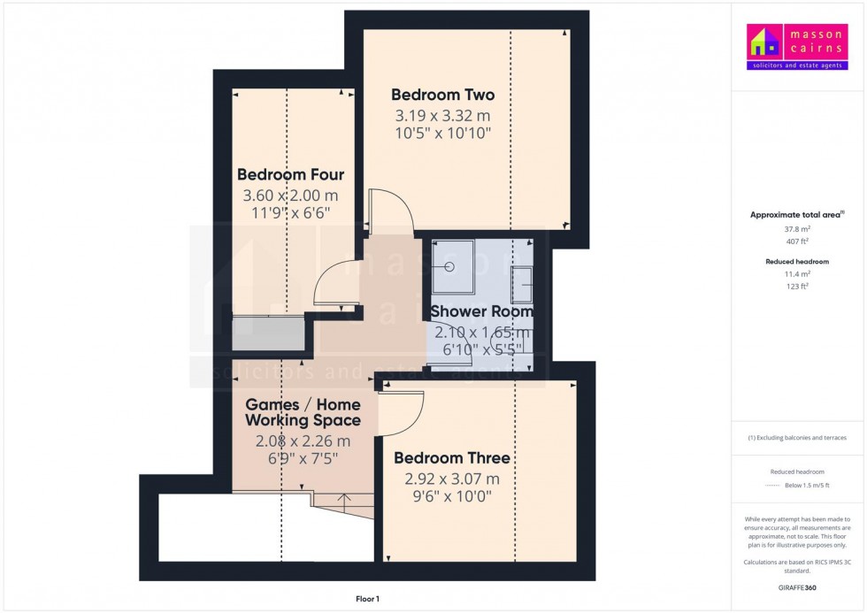 Floorplan for 36 Corbett Place, Aviemore