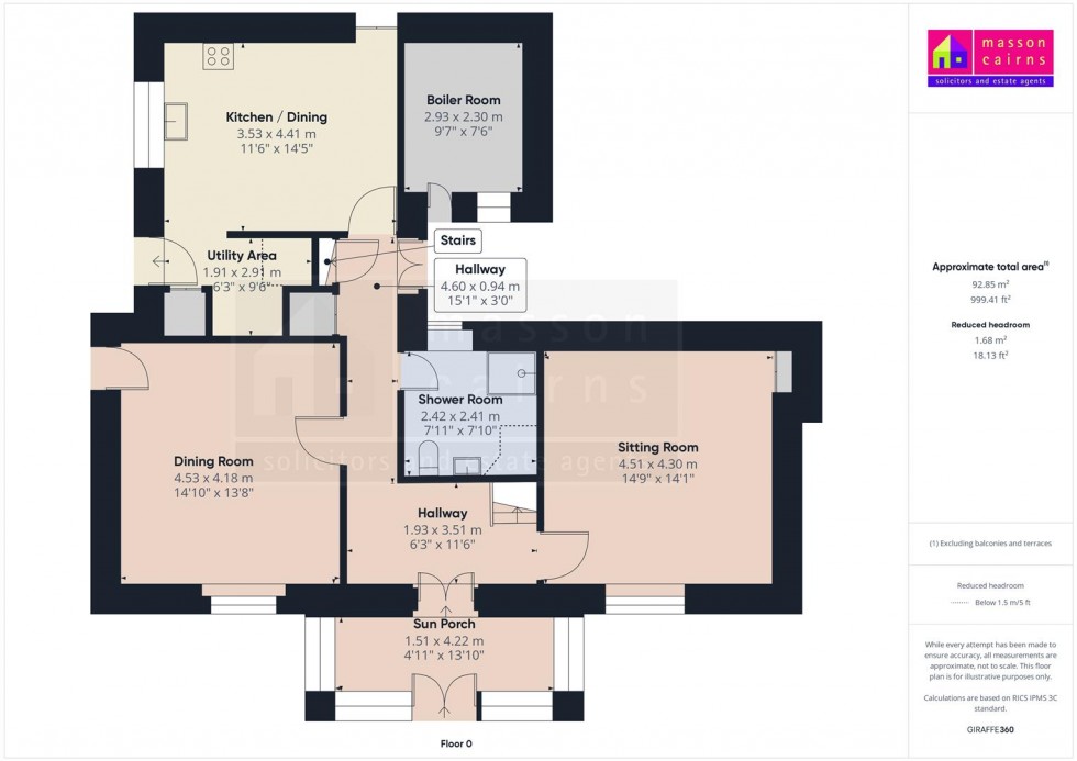 Floorplan for Mains of Curr Farmhouse, Broomhill, Dulnain Bridge