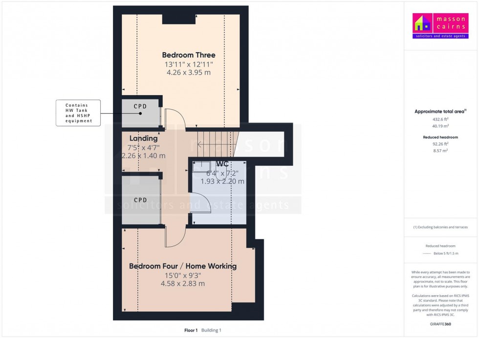 Floorplan for 25 Dirdhu Court, Nethy Bridge