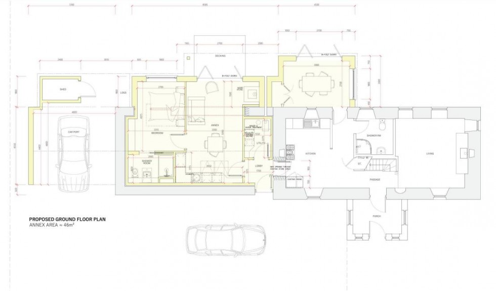 Floorplan for Highlea, Auchnarrow, Glenlivet