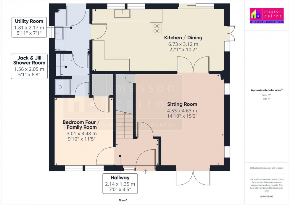 Floorplan for 5 School Gardens, Dulnain Bridge