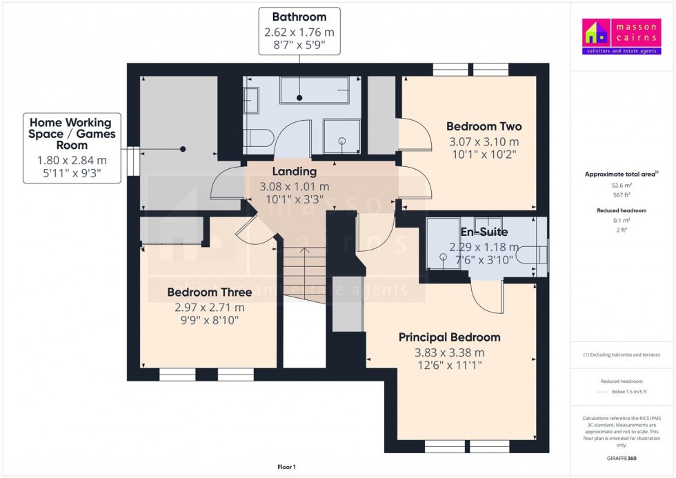 Floorplan for 5 School Gardens, Dulnain Bridge