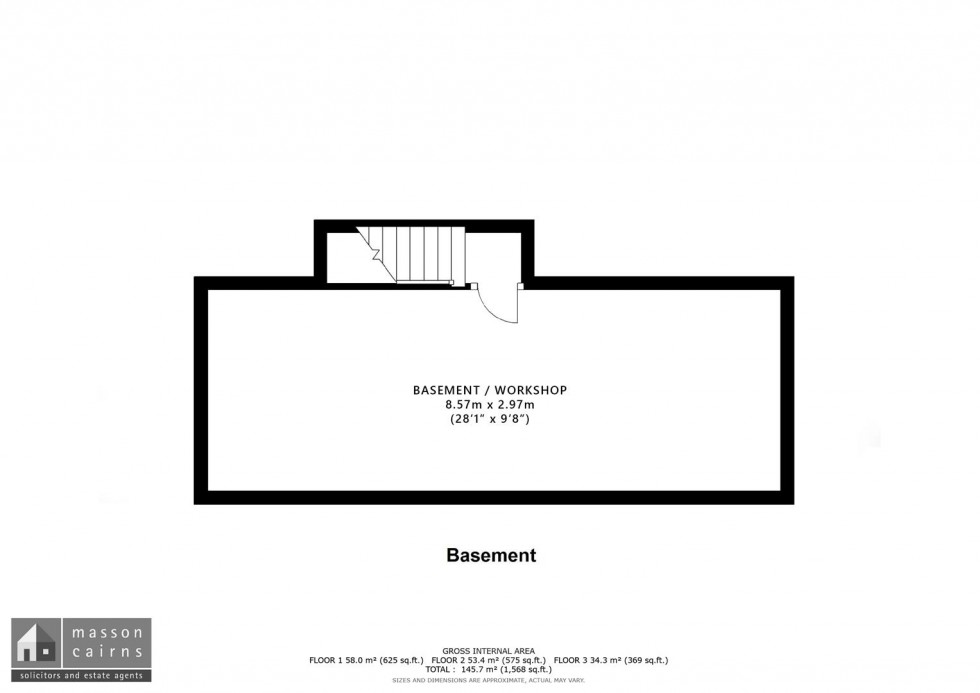 Floorplan for 38 The Square, Grantown on Spey