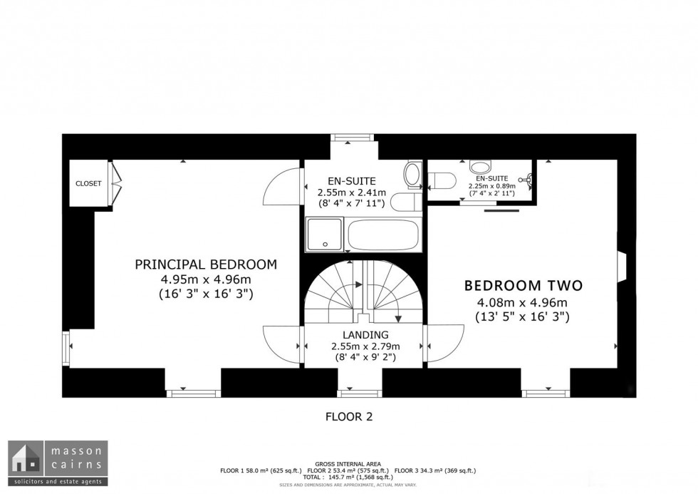 Floorplan for 38 The Square, Grantown on Spey