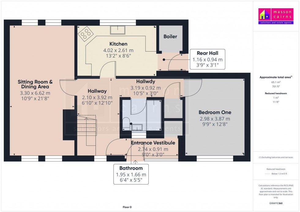 Floorplan for 37 Beachen Court, Grantown on Spey