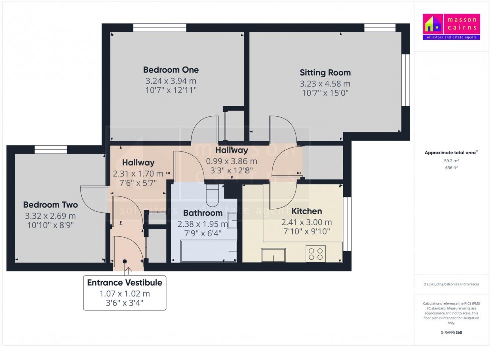 Floorplan for 35 Coppice Court, Grantown on Spey