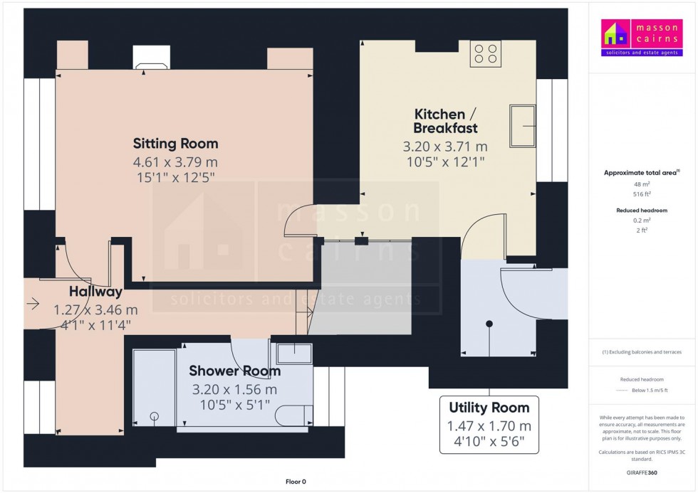Floorplan for Rosewood, 2 The Square, Tomintoul,