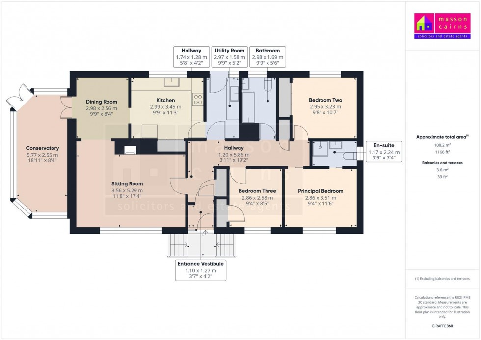 Floorplan for Corrie Ben, Skye Of Curr, Dulnain Bridge