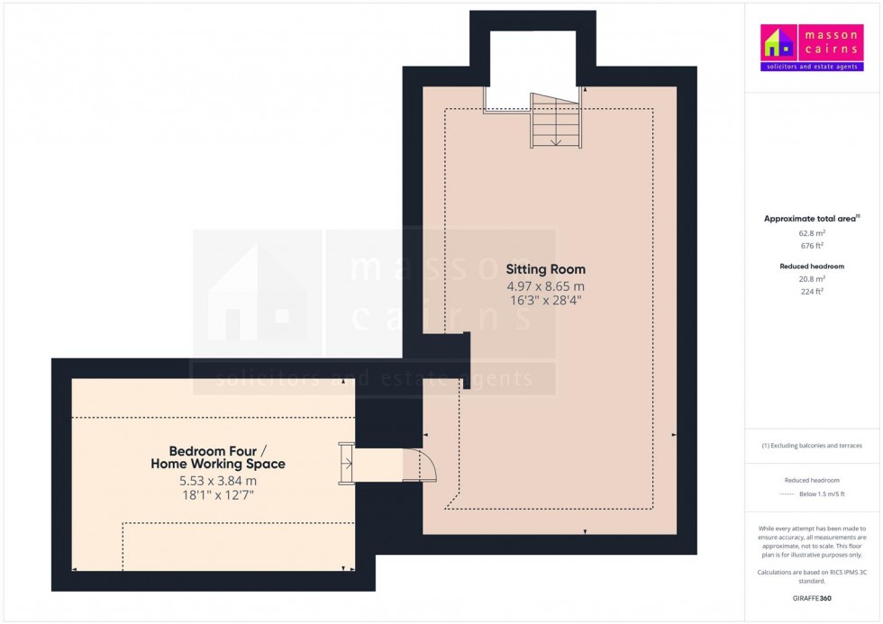 Floorplan for Half House, Nethy Bridge