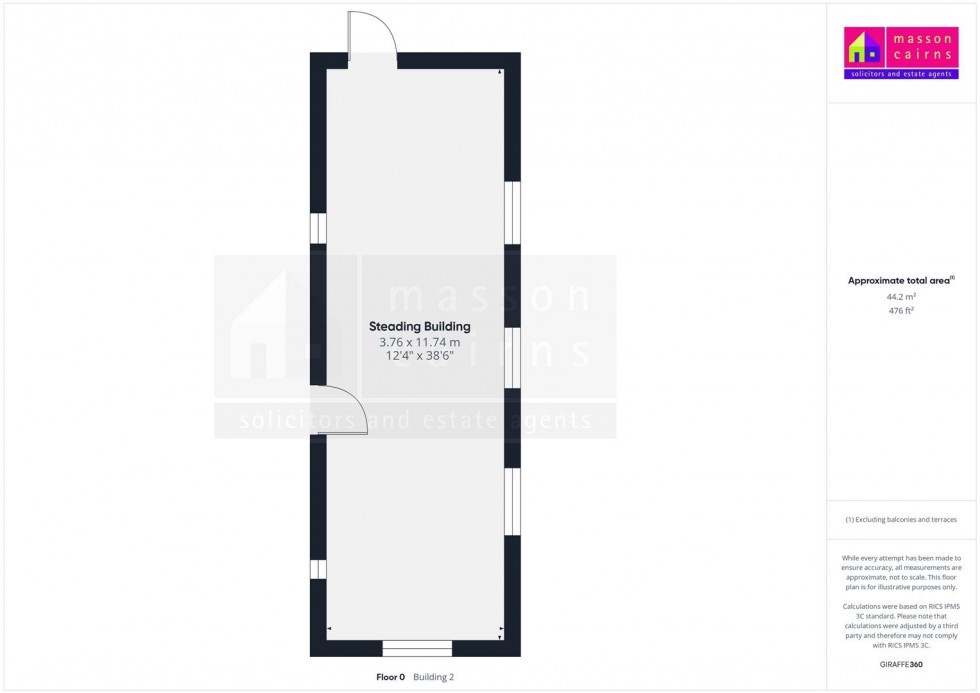 Floorplan for Half House, Nethy Bridge