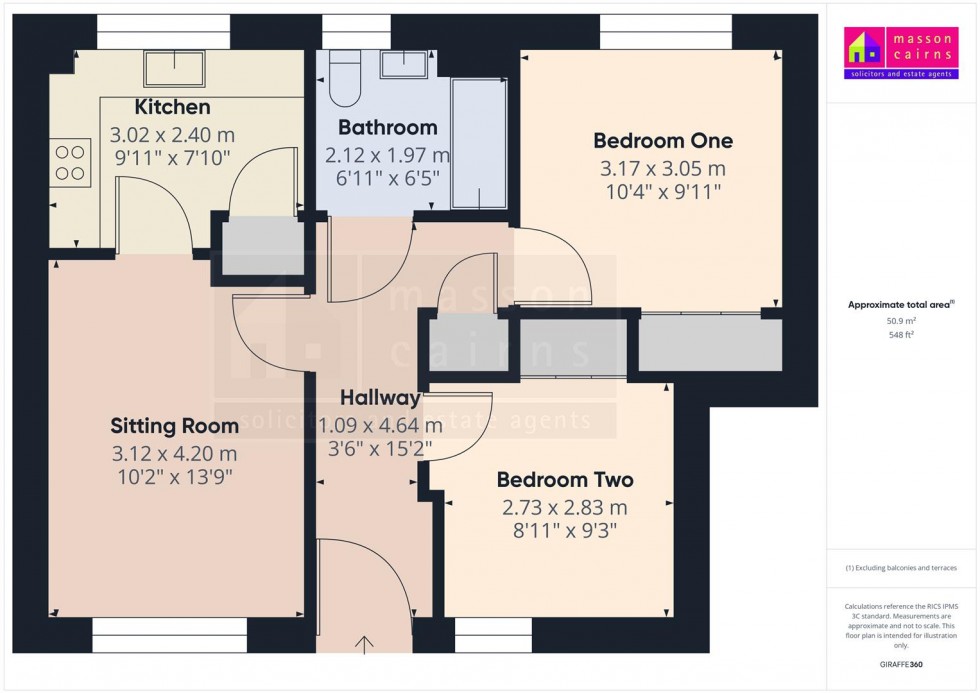 Floorplan for Bynack House, Bynack More, Aviemore