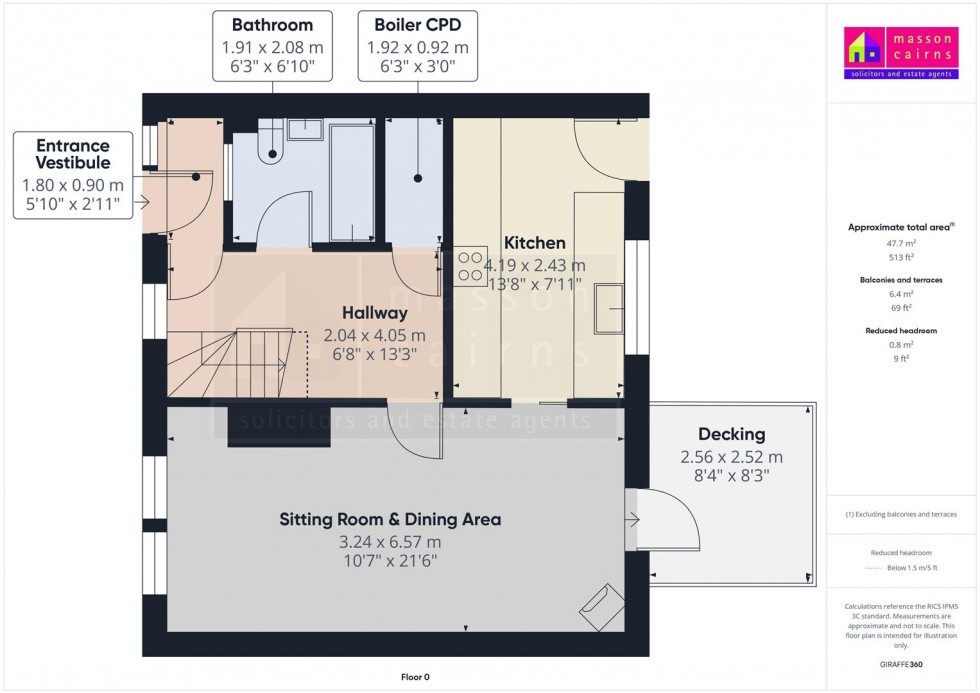 Floorplan for 32 Strathspey Avenue, Aviemore