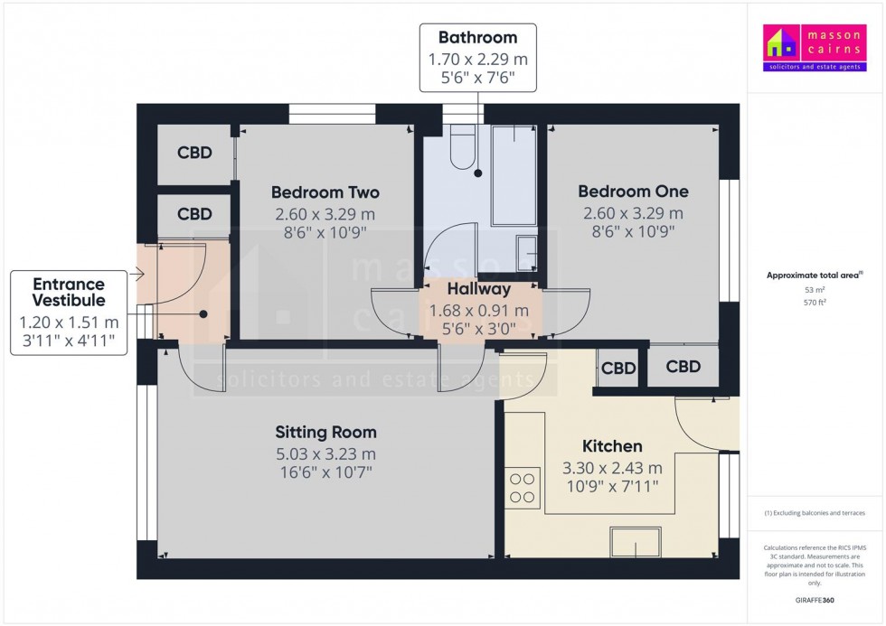 Floorplan for 1 Corrour Road, Aviemore