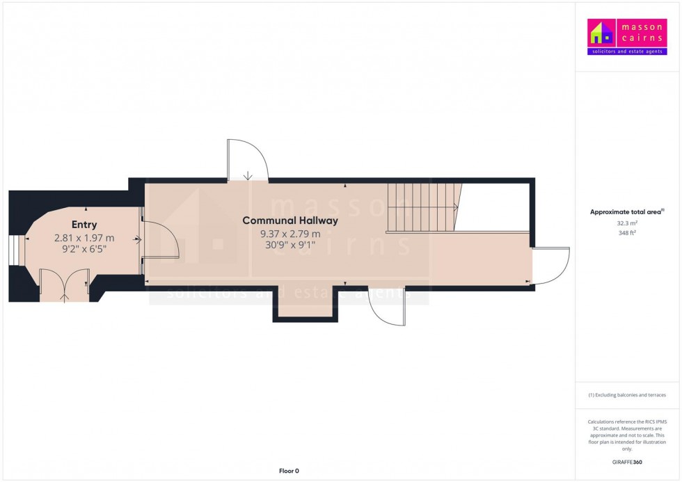 Floorplan for 4 Gordon Hall, Seafield Avenue, Grantown on Spey