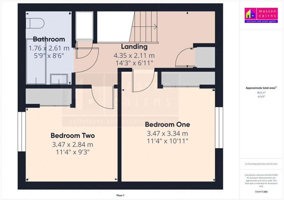 Floorplan for 1 Newlands Road, Aviemore