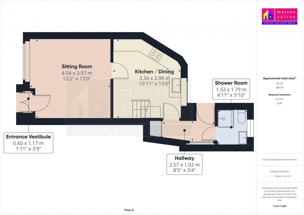 Floorplan for 116 High Street, Grantown on Spey
