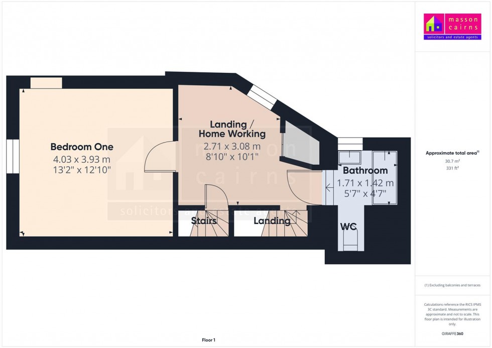 Floorplan for 116 High Street, Grantown on Spey