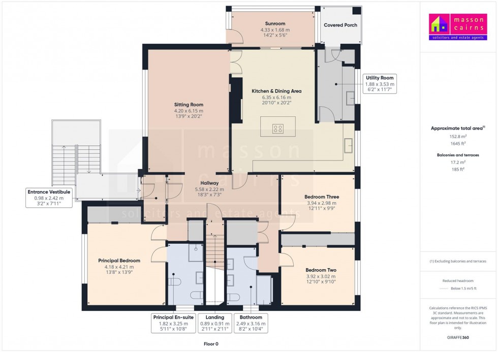 Floorplan for 60 Strathspey Drive, Grantown on Spey