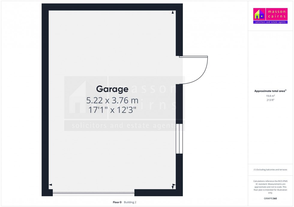 Floorplan for 3 Rhuarden Court, Grantown On Spey