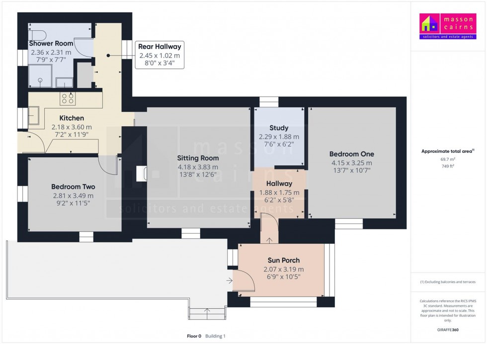 Floorplan for Sylvan Cottage, Lynemacgregor, Grantow on Spey