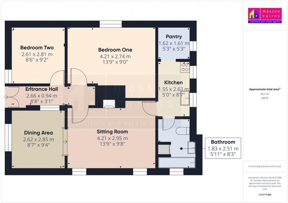 Floorplan for Broom Cottage, Drumuillie, Boat Of Garten
