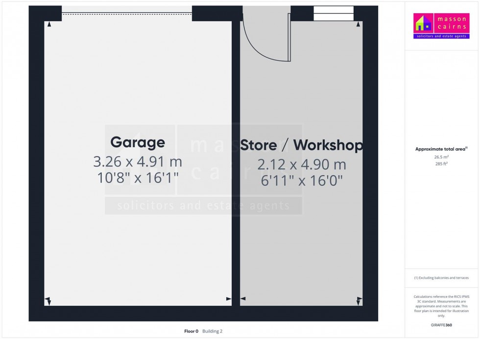 Floorplan for Glamaig, Church Terrace, Newtonmore