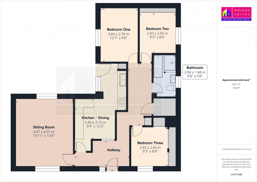Floorplan for Glenmuir, Auchnarrow, Ballindalloch
