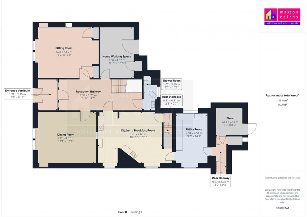 Floorplan for Ardinsh, The Brae, Kincraig, Kingussie