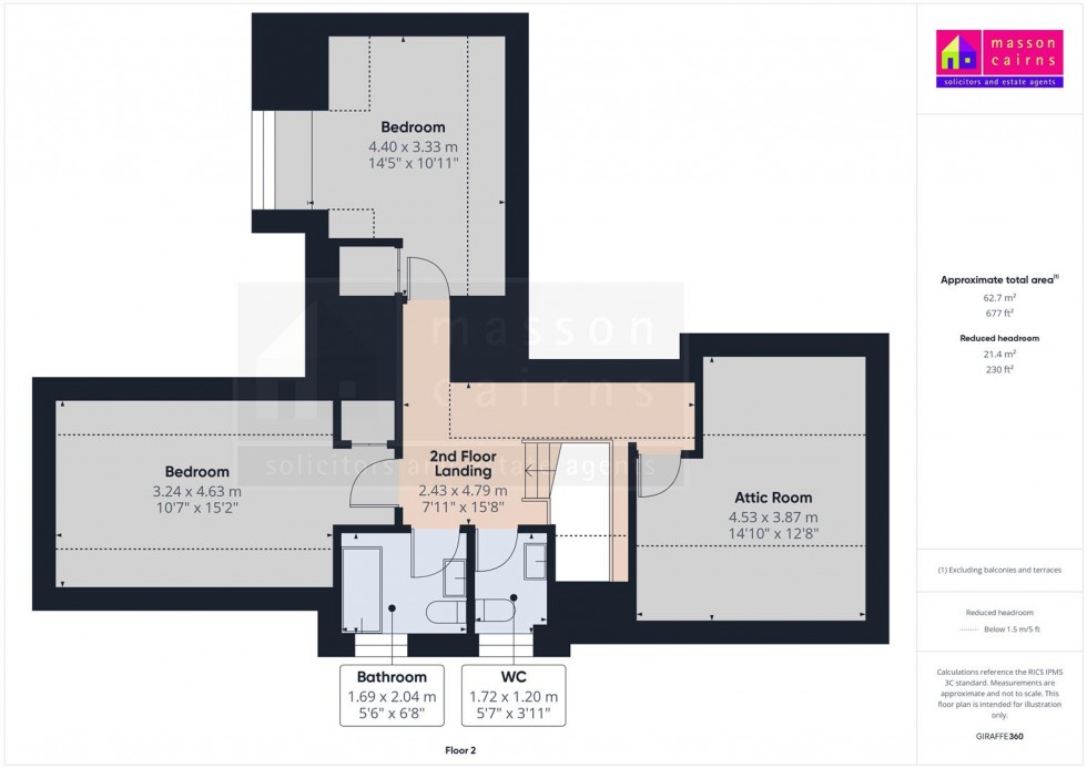 Floorplan for Heathfield House, Grantown on Spey