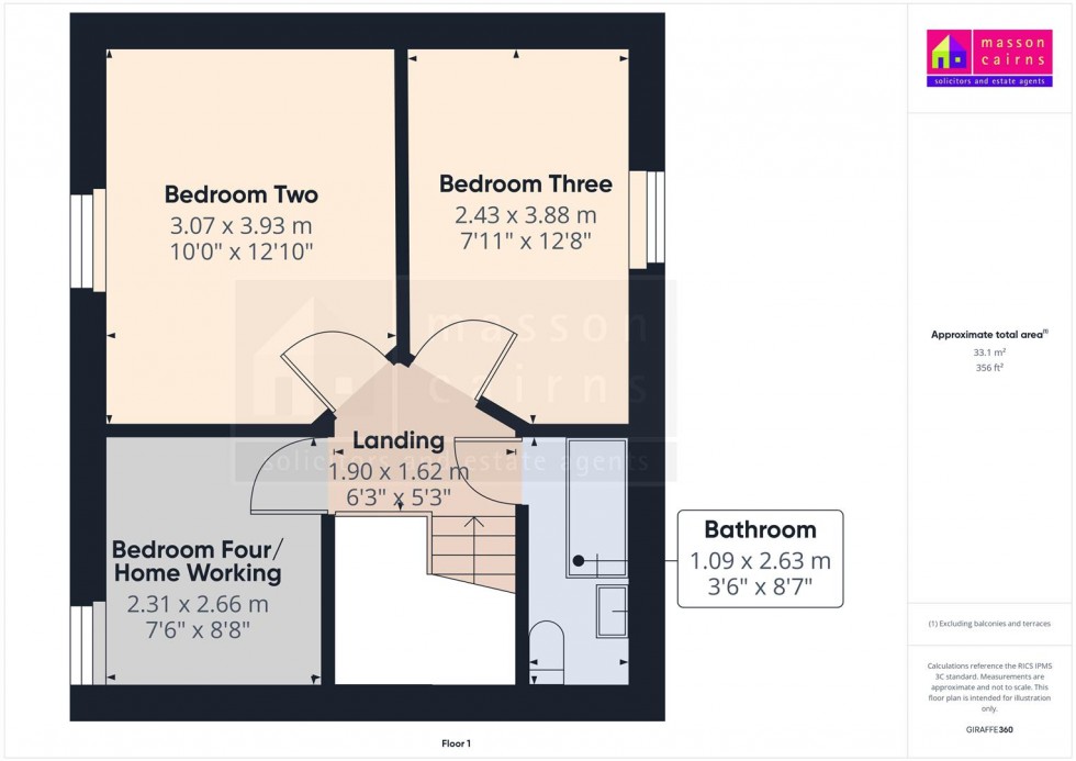 Floorplan for Struan, Grant Road, Grantown on Spey