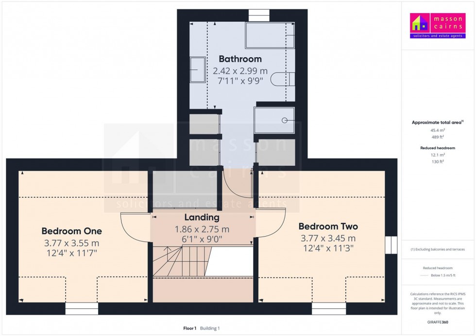 Floorplan for Glenconglass Cottage, Tomintoul
